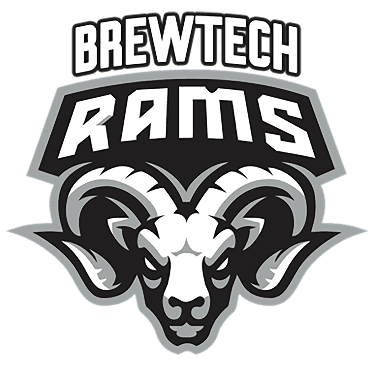 Brewbaker Tech Magnet Rams Logo